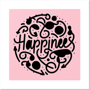 Hapiness Posters and Art